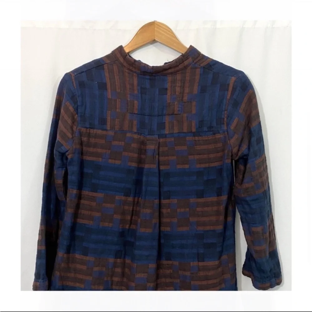 Ace & Jig Long Sleeve Woven Cotton Top - Picture 6 of 10